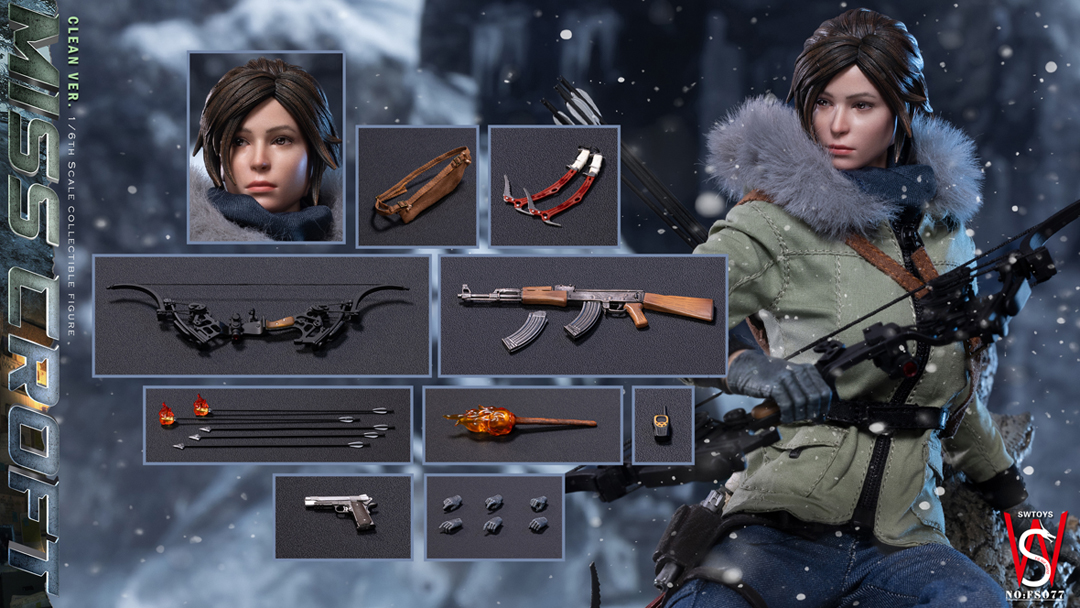 予約 SWTOYS  Miss Croft 1/6 アクションフィギュア  FS077AB
