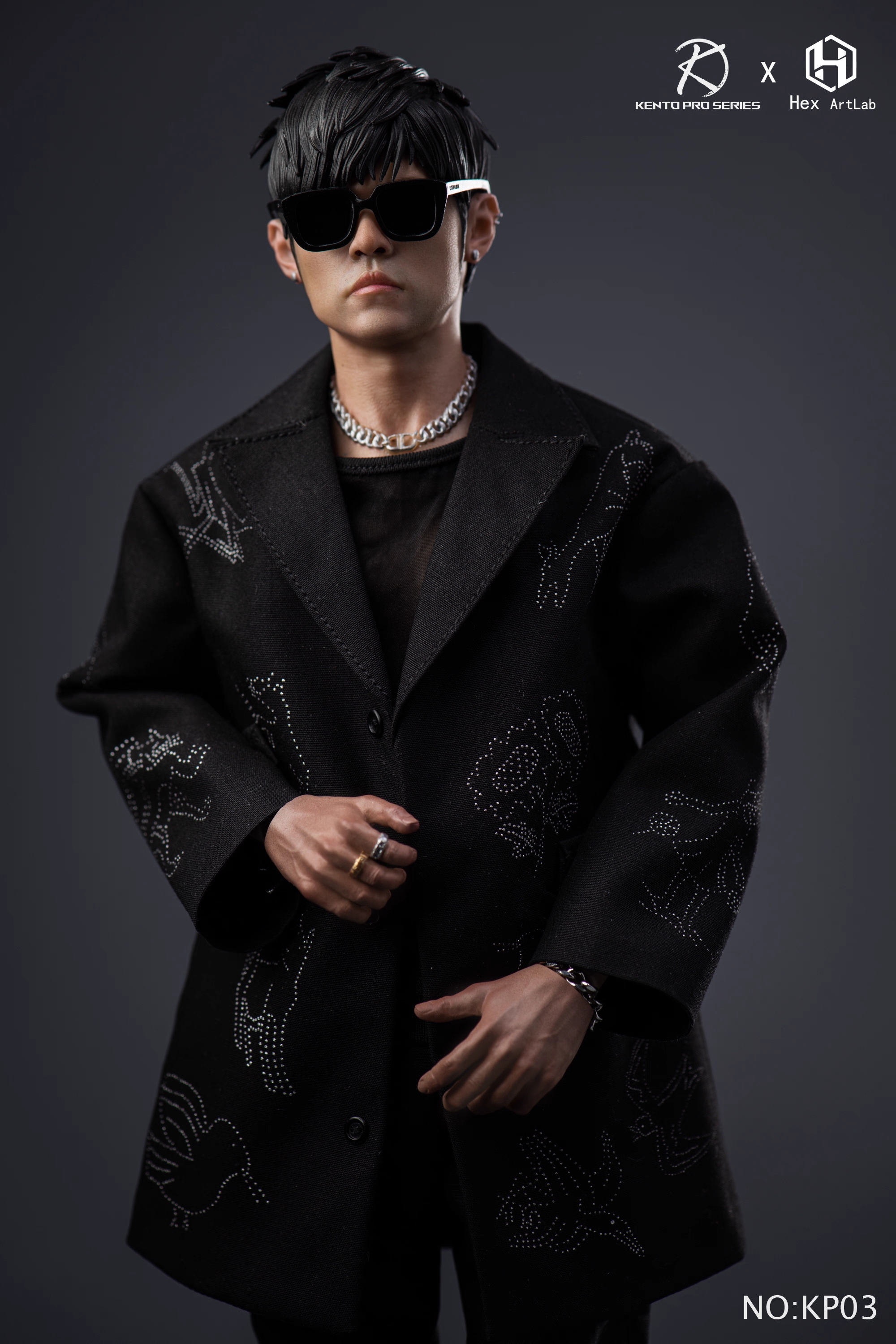 予約 Kento x Hex ArtLab pro Series   Asian Superstar  1/6 アクションフィギュア  KP03