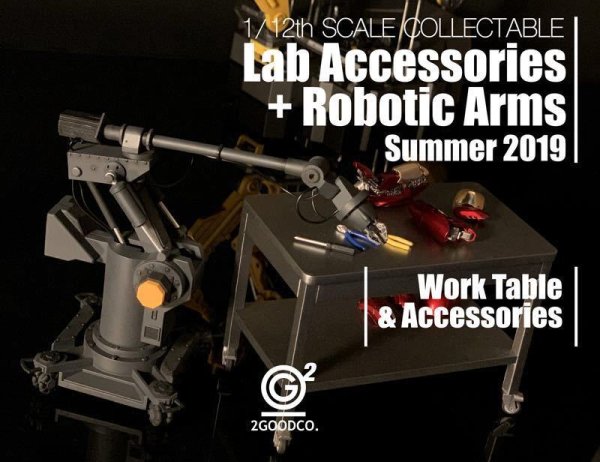 画像1: 2GOODCO 1/12 Iron Man Lab Accessories + Robotic Arms アイアンマン ラボ ロボットアーム (1)