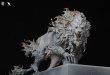 画像1: 末那末匠 ホワイトライオン White Lion by 岡田恵太 スタチュー 全長約40cm (1)