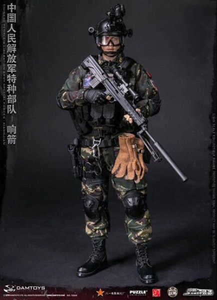 画像1: DAMTOYS 78048 中国人民解放軍 特殊部隊 箭 狙撃兵 1/6フィギュア (1)