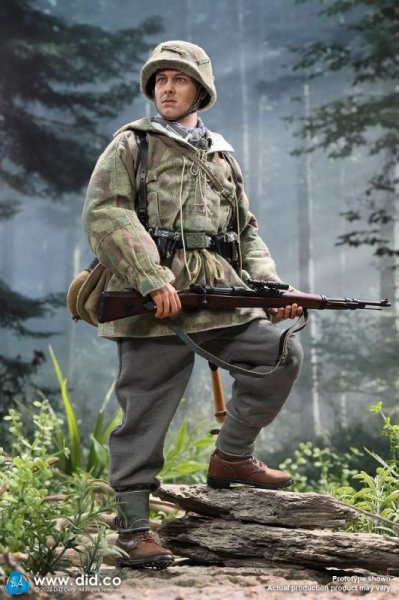 画像1: DID 第二次世界大戦ドイツ国防軍歩兵初級下士 1/6 スケールアクションフィギュア D80157 (1)