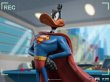 画像2:  iron studios アイアンスタジオ  Daffy Duck Superman 1/10 スタチュー 塗装済み 完成品 (2)
