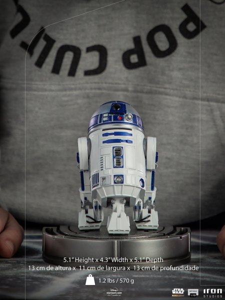 画像1:  iron studios アイアンスタジオ R2-D2 1/10 スタチュー 塗装済み 完成品 (1)
