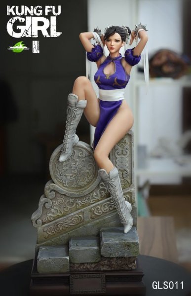 画像1: 予約 GREEN LEAF STUDIO  Kung Fu Girl statue 1/4 フィギュア GLS011 (1)