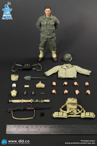 画像1:  DID  World War II U.S. Rangers 1/12  アクションフィギュア XA80012 (1)