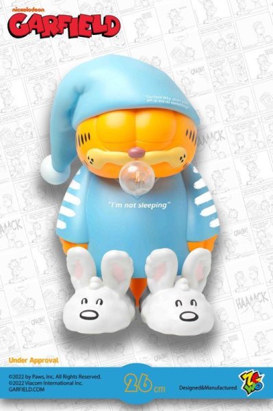 画像1:  FoolsParadise  Garfield -  "I am not Sleeping"  26cm  フィギュア  Blue Edition (1)