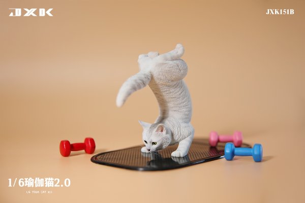 画像1: 予約 JXK   Yoga Cat 2.0  ヨーガ猫   1/6  フィギュア  JXK151B (1)
