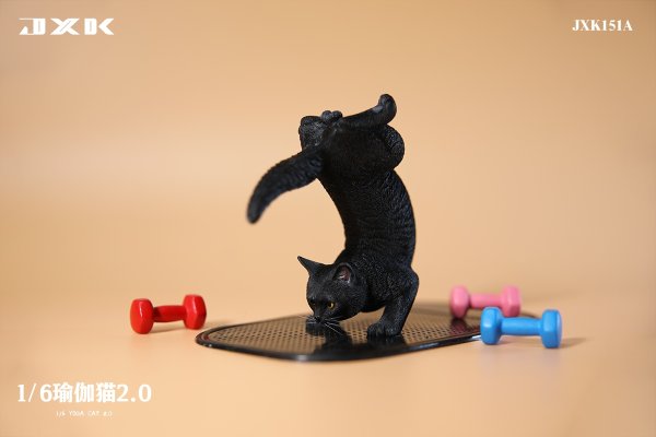 画像1: 予約 JXK   Yoga Cat 2.0  ヨーガ猫   1/6  フィギュア  JXK151A (1)