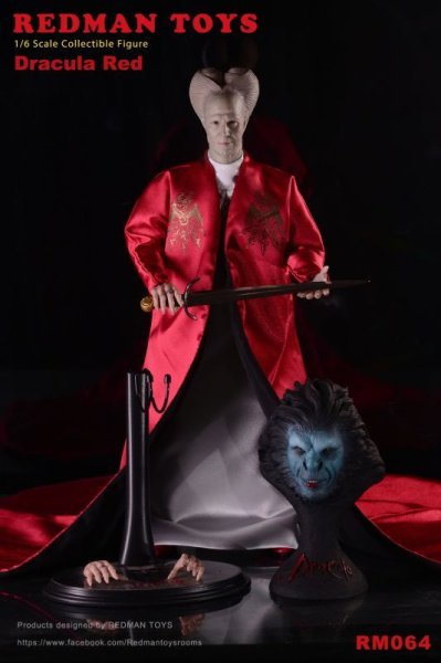 画像1: 予約 REDMAN TOYS  Dracula  Dracula RED   1/6  アクションフィギュア  RM064  紅衣版 (1)