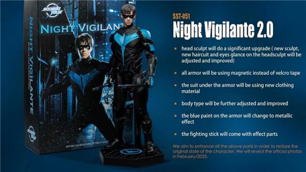 画像1: 予約 SOOSOOTOYS X SNC  Night Vigilante 2.0    1/6  アクションフィギュア   SST051 (1)