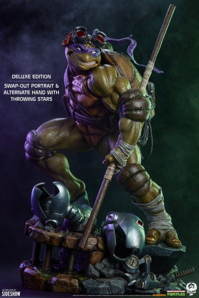 画像1: 予約 Sideshow x PCS  Teenage Mutant Ninja Turtles   ミュータント・タートルズ   TMNT   - Donatello   1/3  スタチュー  9115502  DELUXE Ver (1)