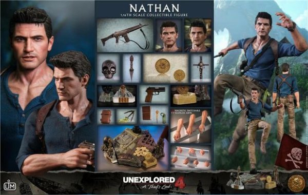 画像1: 予約  limtoys    The Art of Uncharted 4   Nathan Drake    1/6  アクションフィギュア LIM012 (1)