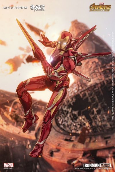 画像1: 予約  御模道   アベンジャーズ  Iron Man / アイアンマン  MK50    1/9    アクションフィギュア  豪華未組立版 (1)