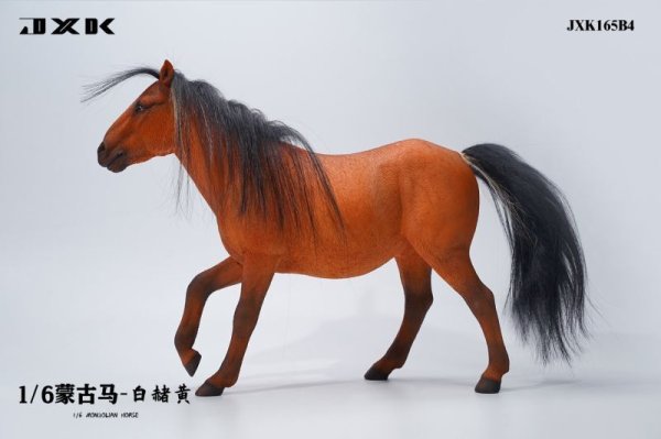 画像1: 予約  JXK    Mongolian Horse   モンゴル馬    1/6    フィギュア   JXK165B4 (1)