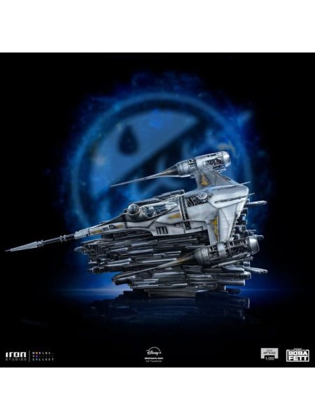 画像1: 予約  Iron Studios   Mando's N-1 Starfighter - Star Wars -Demi  1/20  スタチュー     LUCSWR80823-20 (1)