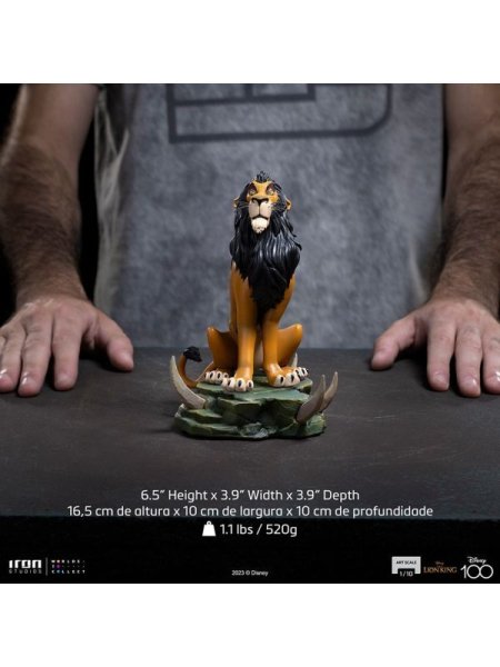 画像1: 予約  Iron Studios     The Lion King  Scar    1/10   スタチュー  DSNEY81623-10  NORMAL Ver (1)