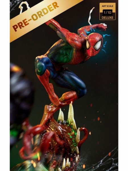 画像1:  予約 Iron Studios  Spider-man Deluxe - Spider-man vs Villains  1/10 スタチュー  MARCAS84623-10 (1)