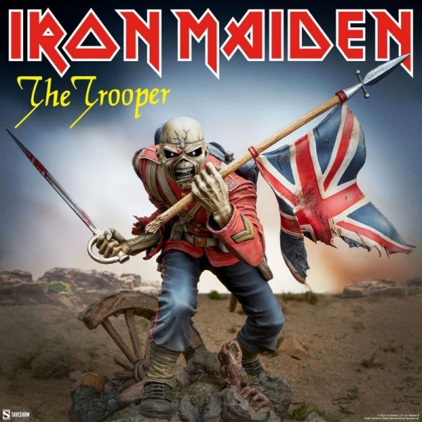 画像1: 予約 Sideshow    Iron Maiden   THE TROOPER EDDIE    48.3 cm  スタチュー    300845 (1)
