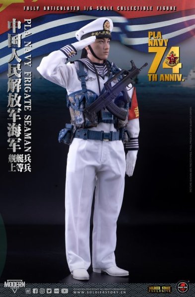 画像1: 予約 SOLDIER STORY PLA Navy - Seaman “Li Ren Jie“ 1/6   アクションフィギュア   SS129 (1)