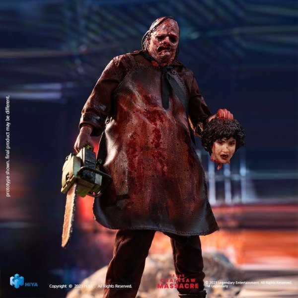 画像1: 予約 HIYA   Texas Chainsaw Massacre (2022)   Leatherface   1/12  アクションフィギュア  EST0132 (1)