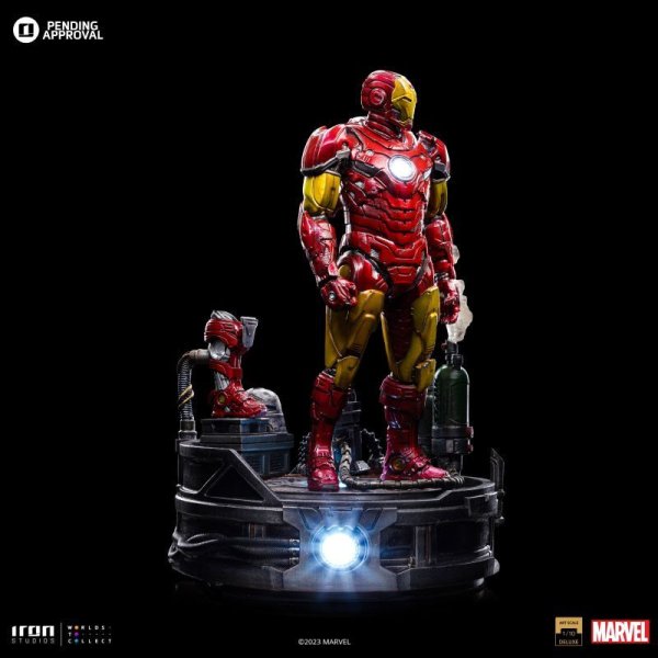 画像1: 予約 Iron Studios Deluxe Art Scale    Iron Man    アイアンマン    1/10 スタチュー (1)