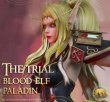 画像2: 予約 FAITH ART     The Trial Blood Elf Paladin with LED  58cm  スタチュー (2)