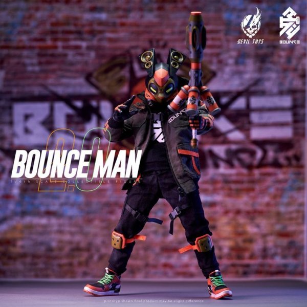 画像1: 予約 Devil Toys X Bounce   BOUNCE MAN 2.0     1/6   アクションフィギュア  BM001 (1)