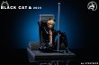 画像1: 予約 勇敢牛牛 YGNN STUDIO    Black Cat     スタチュー   (1)