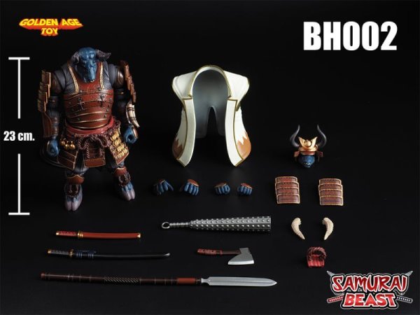 画像1: 予約  Golden Age Toy Samurai Beast - Bone Horn      1/12    アクションフィギュア  BH002 (1)