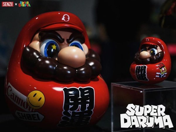 画像1: 予約 SENZII×SuperDaruma Super Daruma  100%Surprise  GID  9cm/25cm フィギュア (1)
