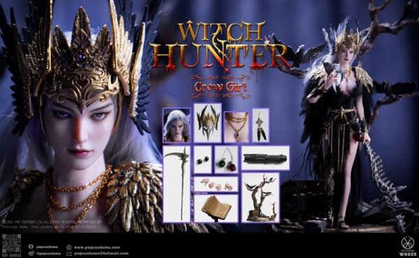 画像1: 予約 POP COSTUME  Witch Hunter Series-The Crow Girl      1/6 アクションフィギュア  WH004/WH005  NORMAL Ver/DELUXE Ver (1)