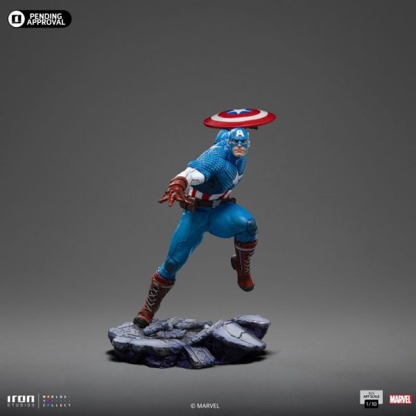 画像1: 予約 Iron Studios Infinity Gauntlet  Captain America  1/10 スタチュー   NORMAL Ver MARCAS99224-10  (1)