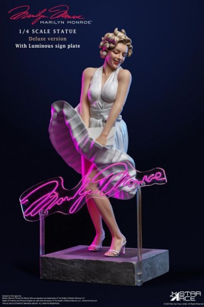 画像1: 予約 Star Ace Toys   Marilyn Monroe   マリリン・モンロー     1/4  スタチュー  DELUXE Ver  SA4020 (1)