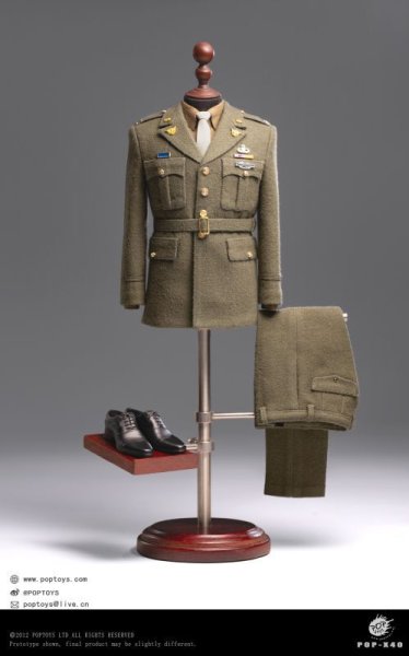 画像1: 予約 POPTOYS Captain Uniform suit-- REMAKE  1/6 素体なし 頭彫りなし  POP-X-40  (1)