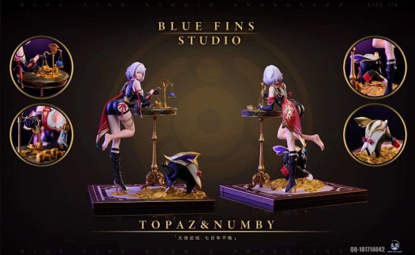 画像1: 予約 蓝鳍/BLUE FINS Studio   トパーズ&カブ  Topaz & Numby  1/6 スタチュー (1)