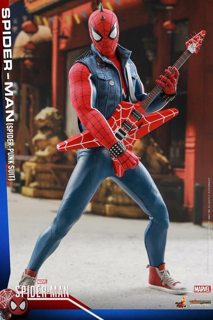 VGM32 ホットトイズ 1/6 Marvel's Spider-Man スパイダーマン (スパイダー・パンク・スーツ版)