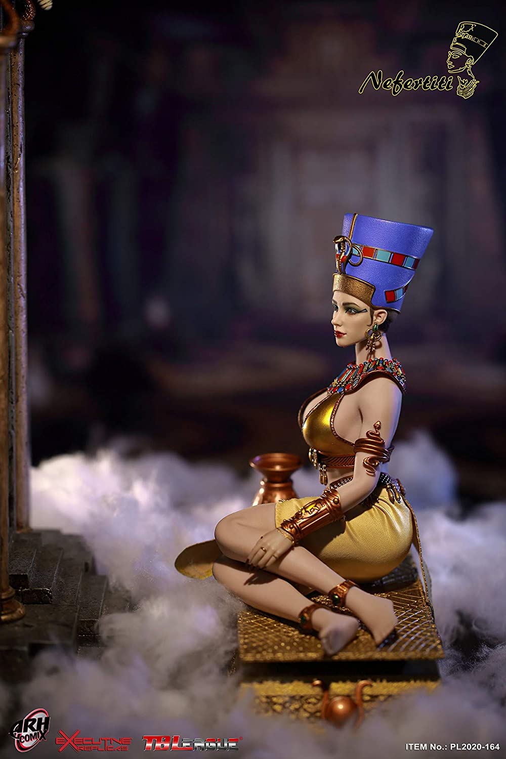 TBLeague 1/6 フィギュア用 エジプトの女王 Nefertiti 素体 ヘッド 服 