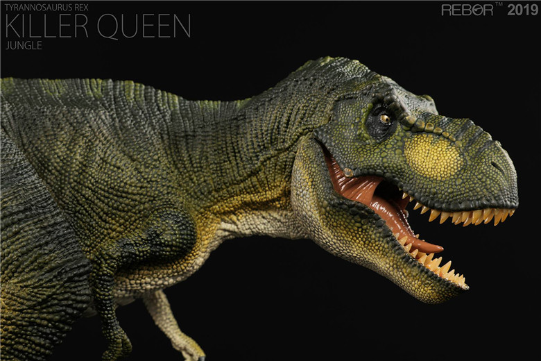 REBOR 1/35 ティラノサウルス 恐竜 リアル フィギュア PVC プラモデル 模型 36.8cm 塗装済