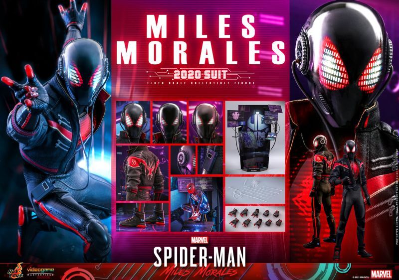 ホットトイズ スパイダーマン　マイルズ・モラレス 2020 1/6 フィギュア VGM49