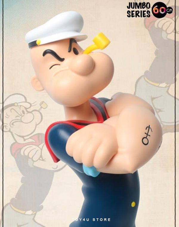 ZCWO Popeye ポパイ 60cm ビニール フィギュア ノスタルジック版