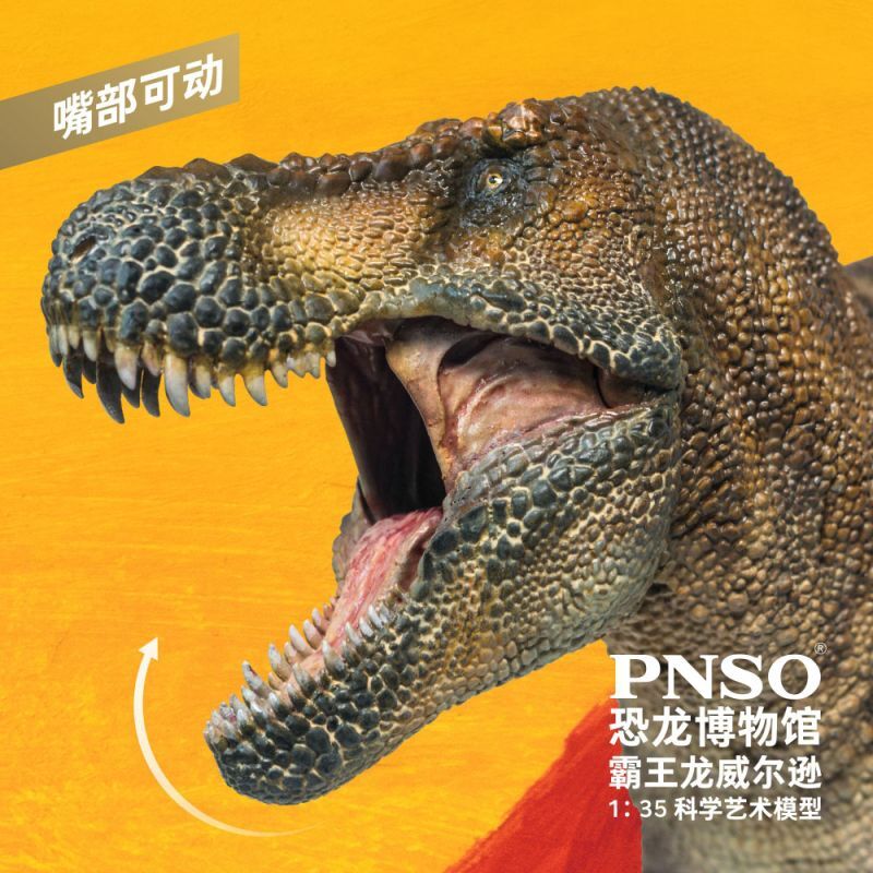 PNSO 1/35 サイズ ティラノサウルス 恐竜フィギュアプレゼントスタチュー