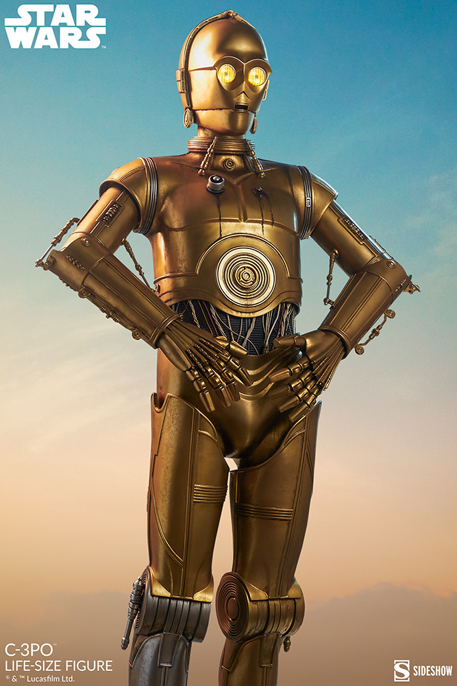 予約 Sideshow Star Wars Robot C-3PO 1/1 フィギュア 400372