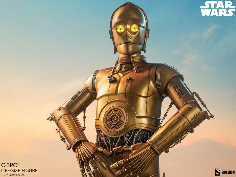 予約 Sideshow Star Wars Robot C-3PO 1/1 フィギュア 400372