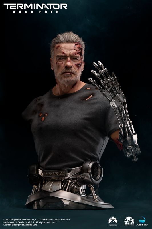 InfinityStudio Terminator: Dark Fate T-800 ライフサイズ バスト