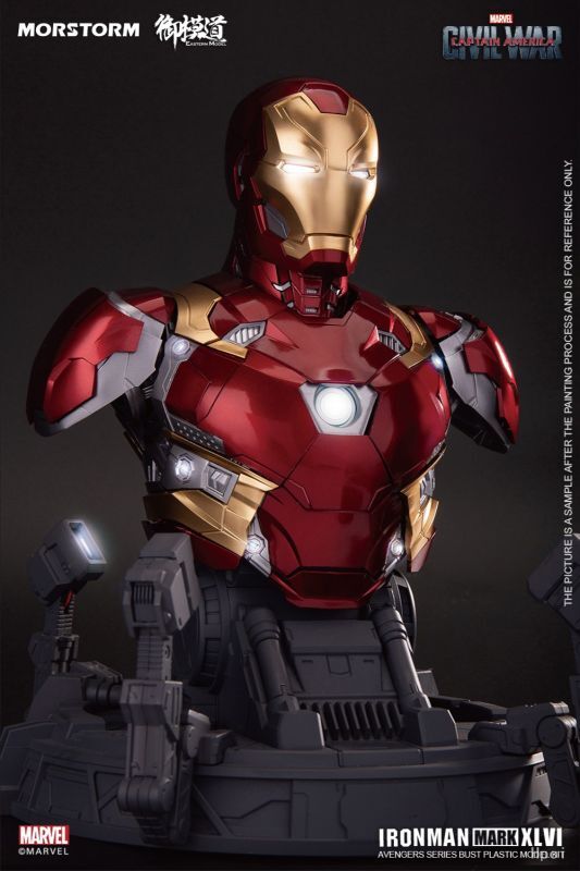 御模道 Iron Man アイアンマン MK46 H=200mm スタチュー 未组立