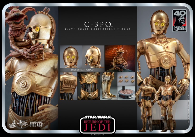 C-3PO　フィギュア　スターウォーズ　Star　ホットトイズ　フィギュア専門店　Wars　MMS701D56　1/6　予約　-ソダチトイズ