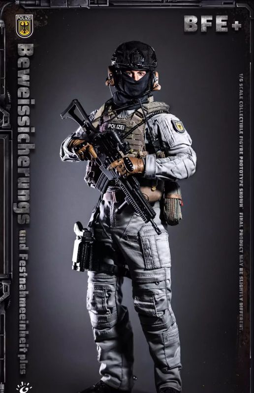 予約 KING'S TOY ドイツの対テロ警察特別行動突撃隊 1/6 アクションフィギュア KT-8008