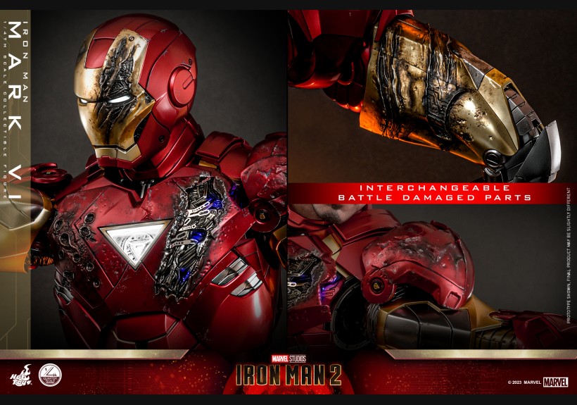 予約 ホットトイズ Iron Man2 アイアンマン Mark 6 1/4 フィギュア QS025