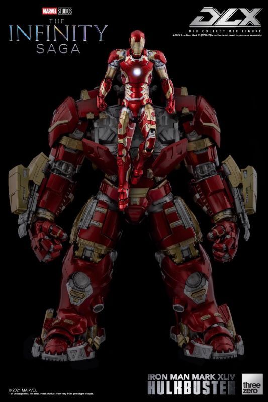 予約 Threezero DLX Iron Man アイアンマン Hulkbuster MK44 1/12 アクションフィギュア 3Z0248 さいはん
